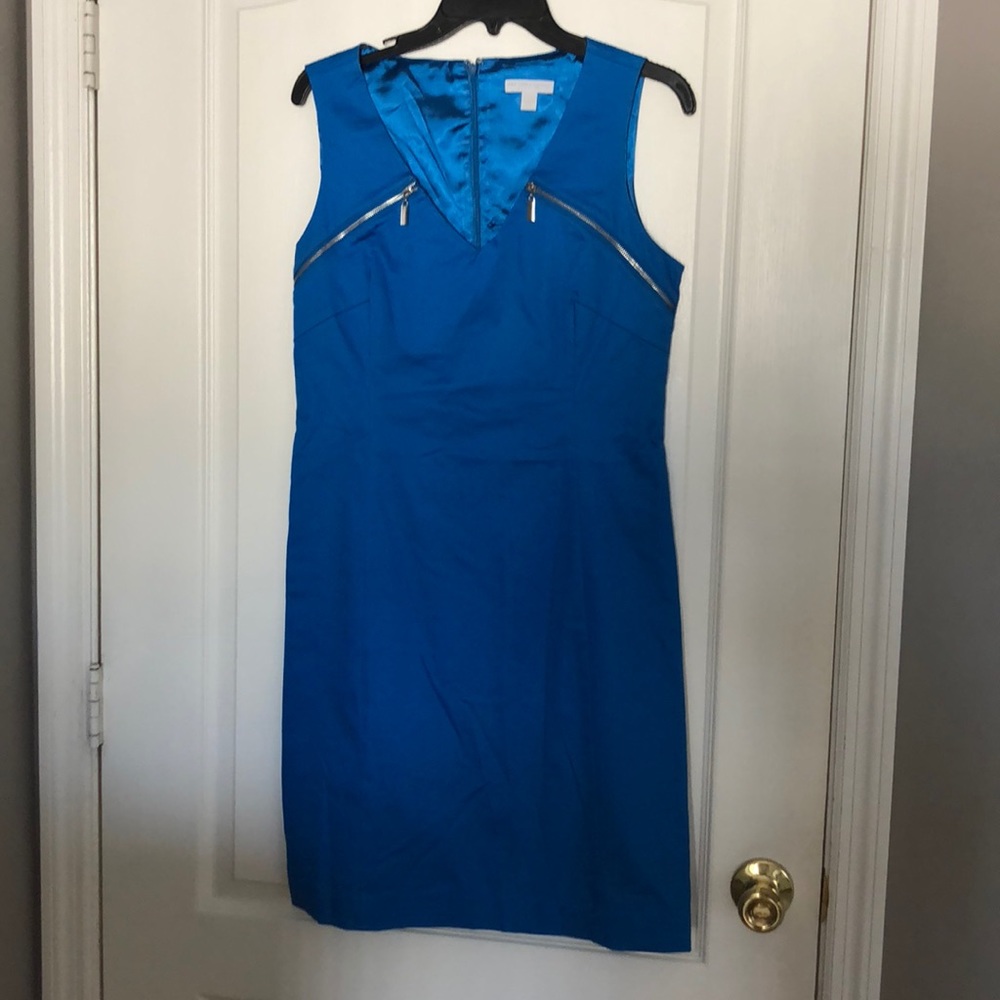New York & Company Stretch Zippered Dress Size 6